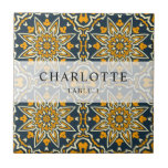 Carreau Carrelage Motif espagnol coloré Mariage Carte Plac<br><div class="desc">Carrelage Motif espagnol coloré Mariage Carte Place</div>