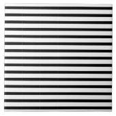 Carreau Carrelage motif moderne à rayures noir et blanc (Devant)