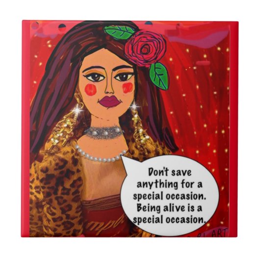 Carreau CARRELAGE. N’économisez rien pour une occasion spé (Devant)