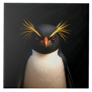 Carreau Carrelage noir 4 Luxe avec rocheuse Penguin