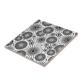 Carreau Carrelage noir et blanc moderne (Côté)