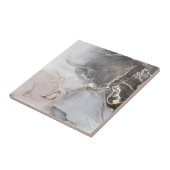 Carreau carrelage noir et or gris blanc (Côté)