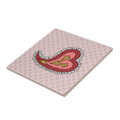 Carreau Carrelage Paisley Heart (Côté)