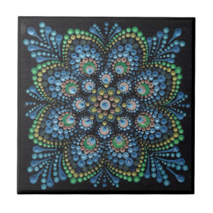 Carreau Carrelage Peacock Dot Mandala
