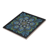 Carreau Carrelage Peacock Dot Mandala (Côté)