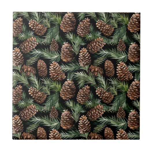 Carreau Carrelage Pinecones (Devant)
