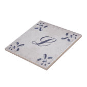 Carreau Carrelage Repro portugais bleu azulejos personnali (Côté)