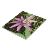 Carreau Carrelage rose et violet Passionflower (Côté)