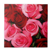Carreau Carrelage rose, rose et rouge (Devant)