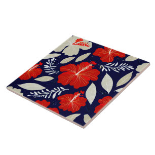 Carreau Carrelage sans soudure - imprimé tropical