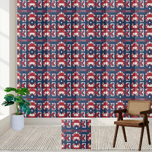 Carreau Carrelage scandinave inspiré par Ikat