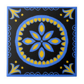 Carreau Carrelage Talavera noir (Devant)