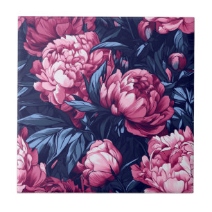 Carreau Carrelage Tendance Peonies Roses Pour Parquet Arim