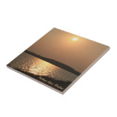 Carreau Carrelage/Trivet coucher de soleil AI (Côté)