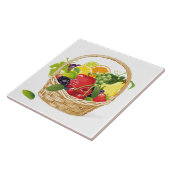 Carreau Carrelage Trivet-Fruit Panier (Côté)