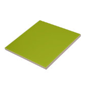 Carreau Carrelage vert Limeade solide (Côté)