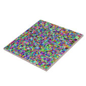 Carreau Carrés Abstraits Formes Motif multicolore (Côté)