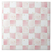 Carreau Carrés blancs roses (Devant)