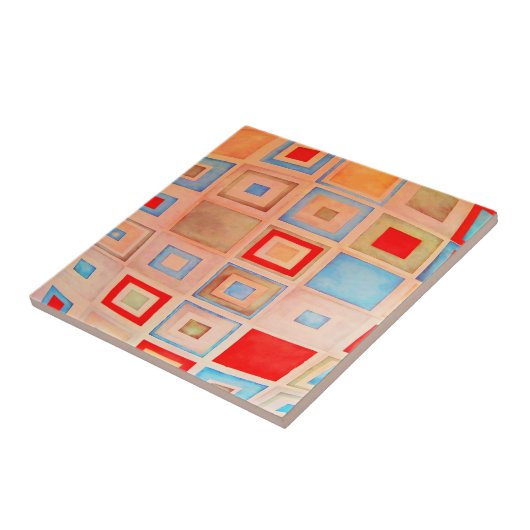 Carreau Carrés colorés (Côté)
