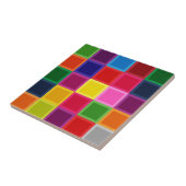 Carreau Carrés multicolores et rayures Girly (Côté)