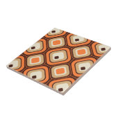 Carreau Carrés oranges, bruns et beiges (Côté)