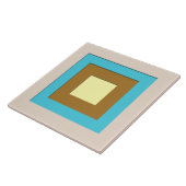 Carreau Carrés posés par moitié du siècle - taupe et (Côté)