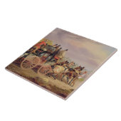 Carreau Cars de courrier sur la route : Le "mercure" (Côté)