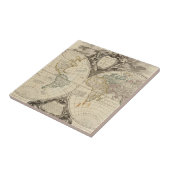 Carreau Carte 8 du monde (Côté)