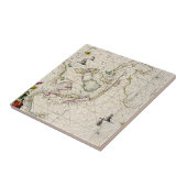 Carreau Carte antique des Indes est (Côté)