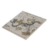 Carreau Carte astronomique vintage (Côté)