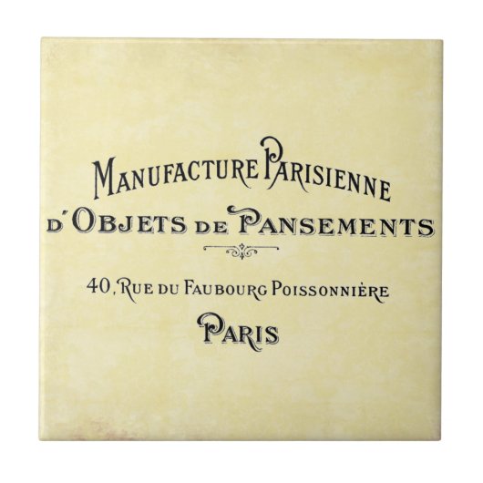 Carreau Carte Biz Paris (Devant)
