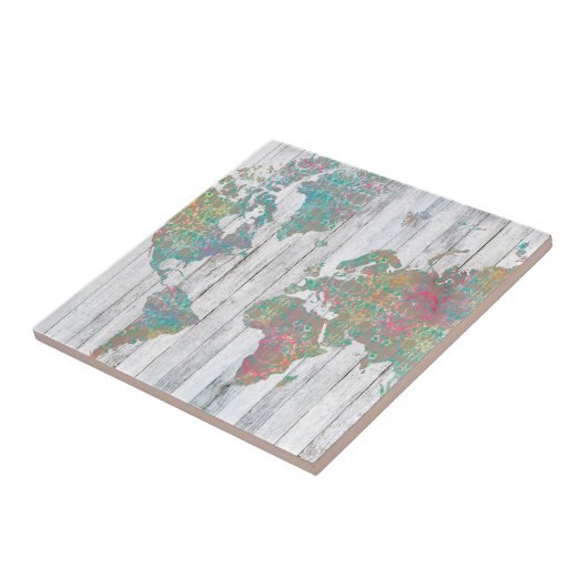 Carreau Carte Boho II (Côté)