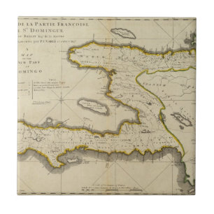 Carreau Carte d'atlas du Haïti