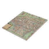 Carreau Carte d'Augsbourg, de "Civitates Orbis Terrarum" b (Côté)