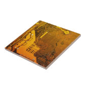 Carreau carte de circuit électronique jaune.JPG (Côté)