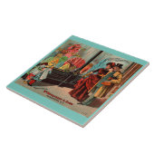 Carreau carte de commerce William Broadhead & Sons habille (Côté)