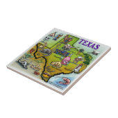Carreau Carte de dessin du Texas (Côté)