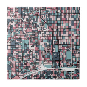 Carreau Carte de Kyoto Japon