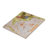 Carreau Carte de la Floride et des Antilles (Côté)