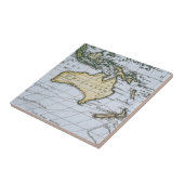 Carreau Carte de la nouvelle Hollande (Côté)