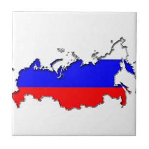 Carreau Carte de la Russie