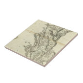 Carreau Carte de l'Albanie (Côté)