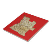 Carreau Carte de l'Angola (Côté)