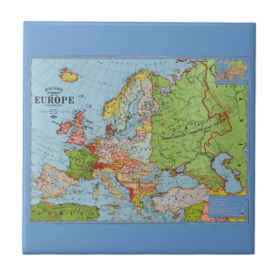 Carreau Carte de l'Europe