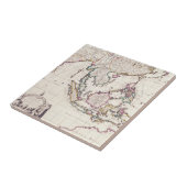 Carreau Carte de l'Inde et des Indes est (Côté)