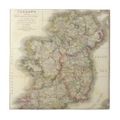 Carreau Carte de l'Irlande (Devant)