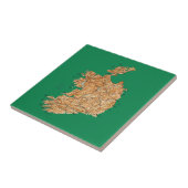 Carreau Carte de l'Irlande (Côté)