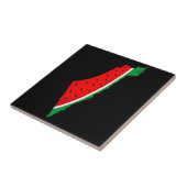 Carreau Carte de Palestine Watermelon Symbole de la libert (Côté)