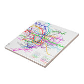 Carreau Carte de souterrain de Tokyo Japon (Côté)