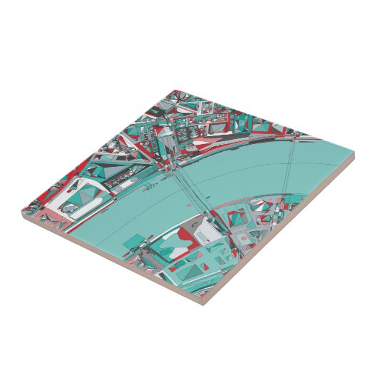 Carreau Carte de structure de ville de Londres (Côté)